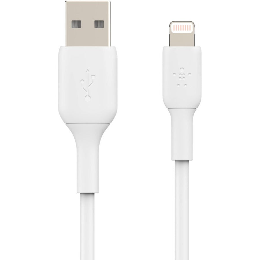 Belkin BoostCharge Lightning to USB-A Cable (1 meter / 3.3 foot, White) - CAA001bt1MWH