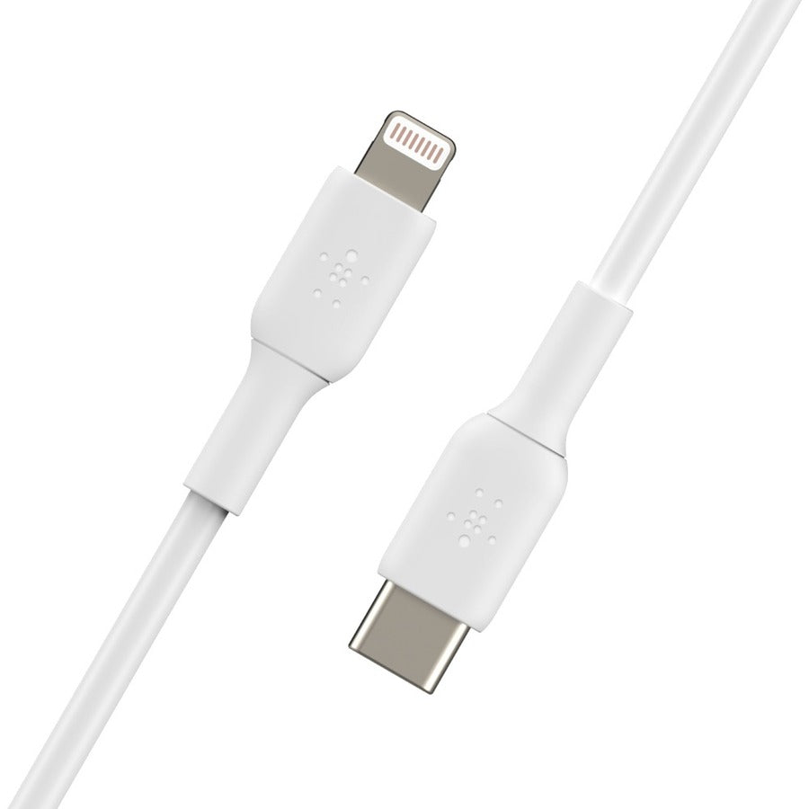 Belkin BoostCharge USB-C to Lightning Cable (1 meter / 3.3 foot, White) - CAA003BT1MWH