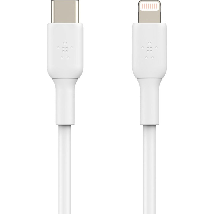 Belkin BoostCharge USB-C to Lightning Cable (1 meter / 3.3 foot, White) - CAA003BT1MWH