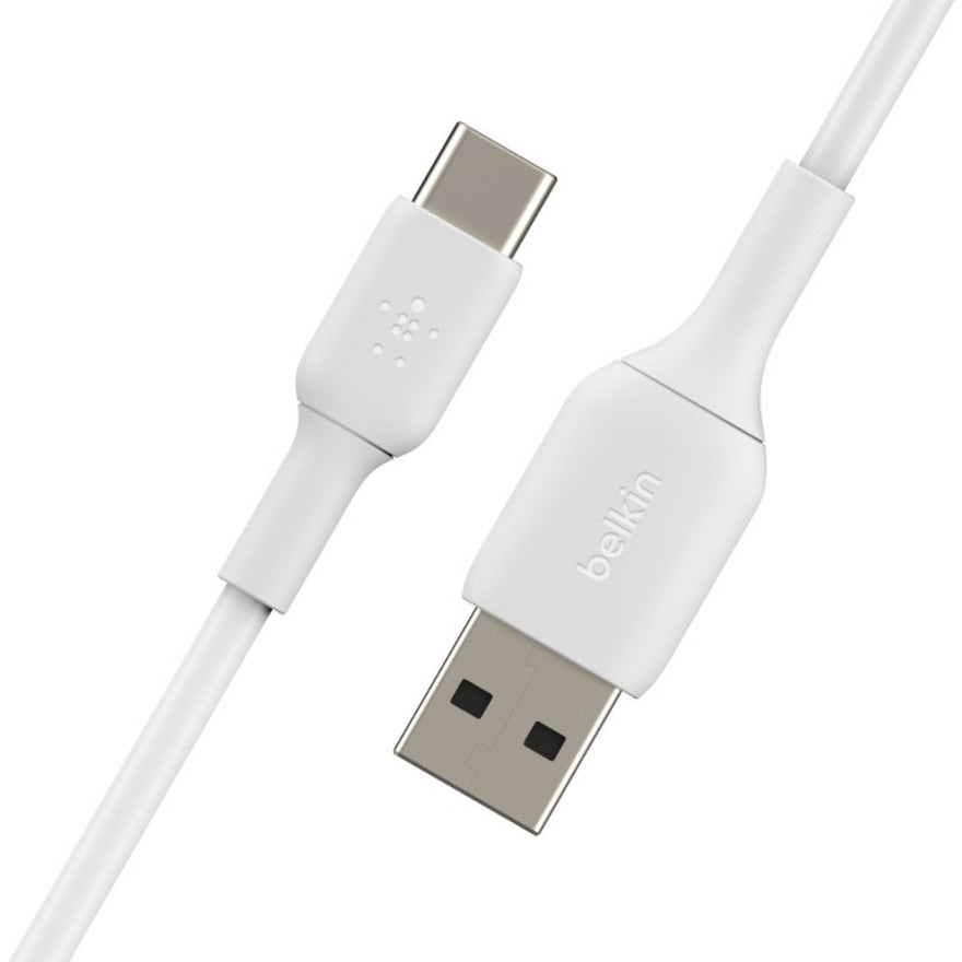 Belkin BoostCharge USB-C to USB-A Cable (1 meter / 3.3 foot, White) - CAB001BT1MWH