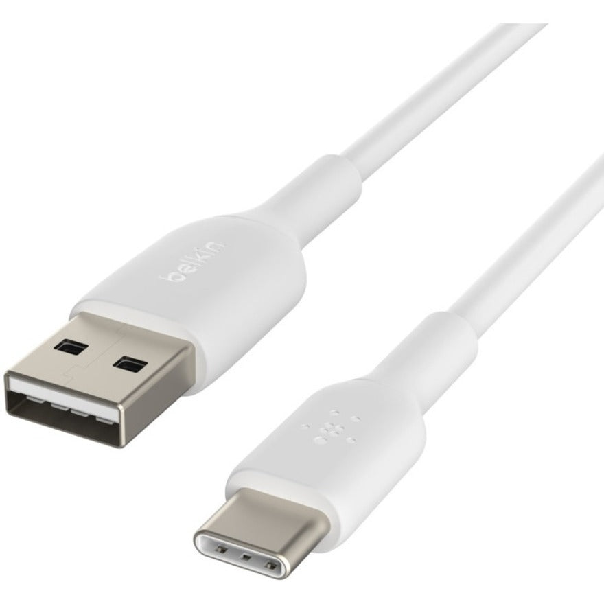 Belkin BoostCharge USB-C to USB-A Cable (1 meter / 3.3 foot, White) - CAB001BT1MWH