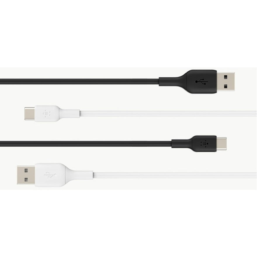 Belkin BoostCharge USB-C to USB-A Cable ( (2 meter / 6.6 foot, Black) - CAB001BT2MBK
