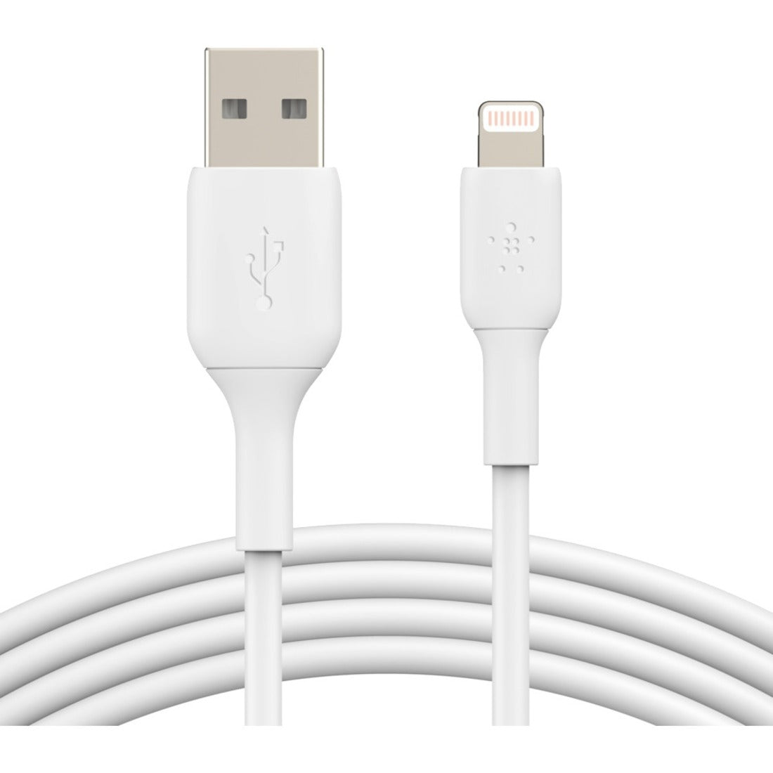 Belkin BoostCharge Lightning to USB-A Cable (15cm / 6in, White) - CAA001bt0MWH