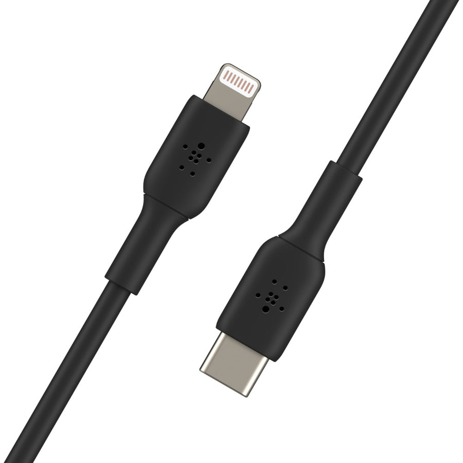 Belkin BoostCharge USB-C to Lightning Cable (1 meter / 3.3 foot, Black) - CAA003BT1MBK