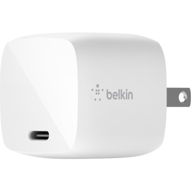 Belkin BoostCharge 30W USB-C GaN Wall Charger (USB-C Cable included) - Power Adapter - WCH001dq1MWH-B6
