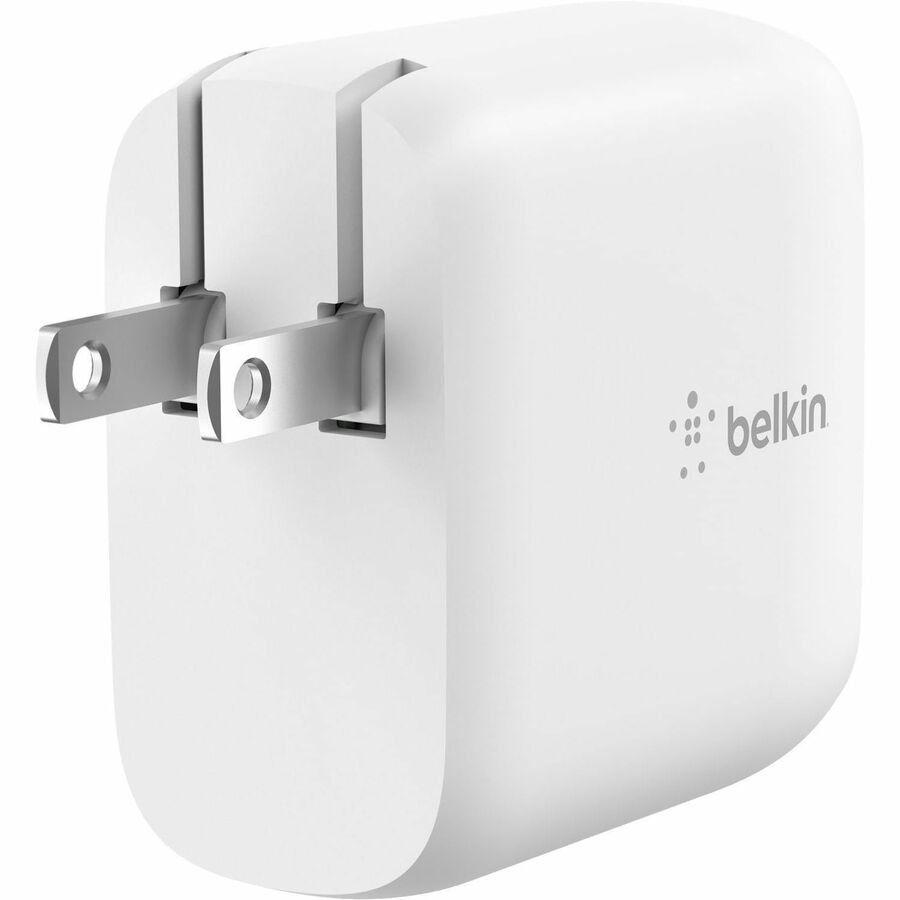 Belkin BoostCharge Dual USB-C Power Delivery Wall Charger 40W - Power Adapter - WCB006dqWH
