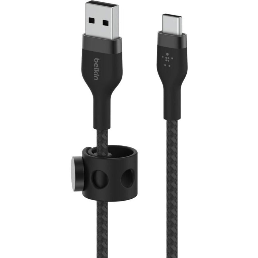 Belkin Boostcharge Pro Flex - USB-C cable - USB-C to USB-A - (1 meter /3.3 foot) - CAB010bt1MBK