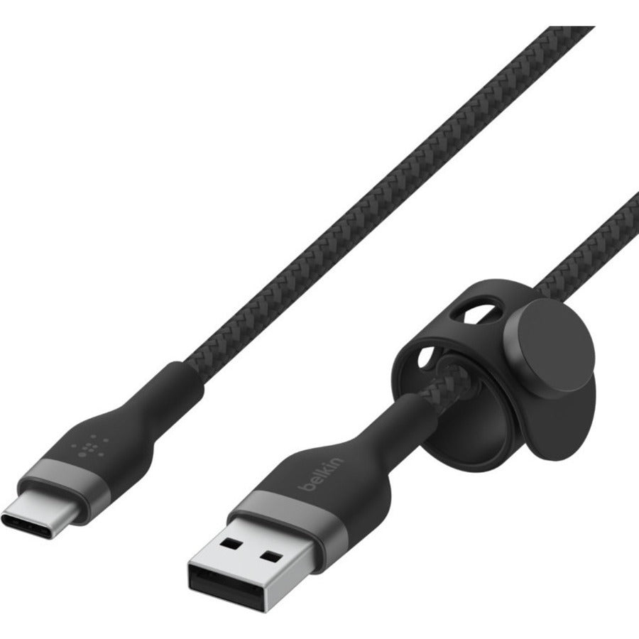 Belkin Boostcharge Pro Flex - USB-C cable - USB-C to USB-A - (1 meter /3.3 foot) - CAB010bt1MBK
