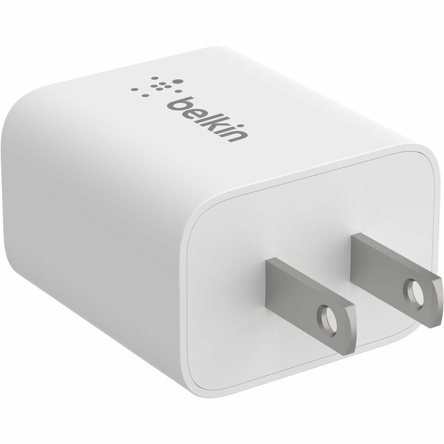 Belkin 20W Portable USB-C Wall Charger - 1xUSB-C (20W) - Fast Charge - Power Adapter - White - BBC005-WH