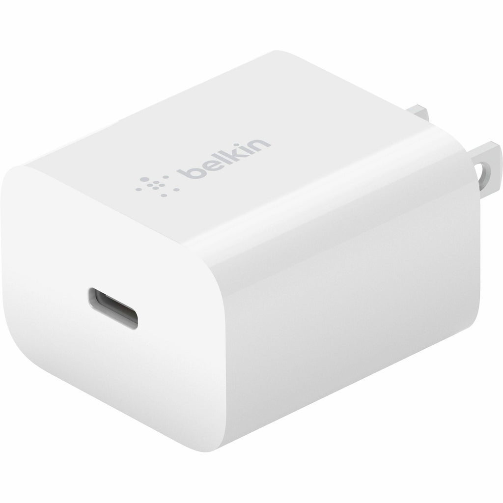 Belkin 20W Portable USB-C Wall Charger - 1xUSB-C (20W) - Fast Charge - Power Adapter - White - BBC005-WH