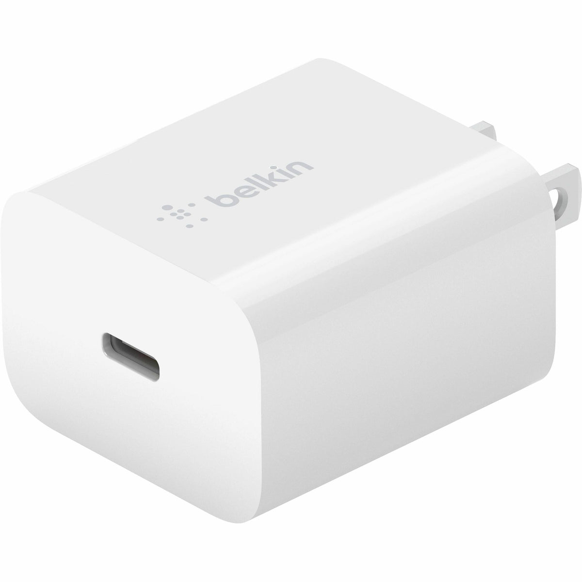 Belkin 20W Portable USB-C Wall Charger - 1xUSB-C (20W) - Fast Charge - Power Adapter - White - BBC005-WH
