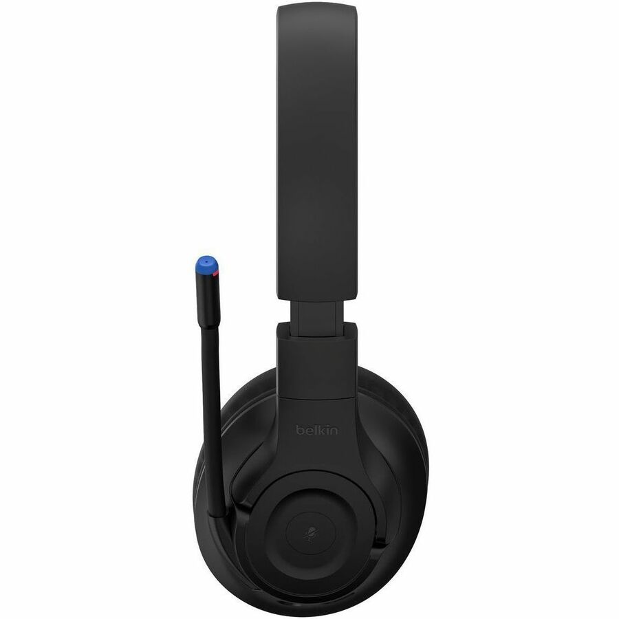 Belkin Wireless Over-Ear Headset for Kids with Mic - On-Ear Earphones for iPhone, iPad, Fire Tablet & More - Black - AUD006btBLK