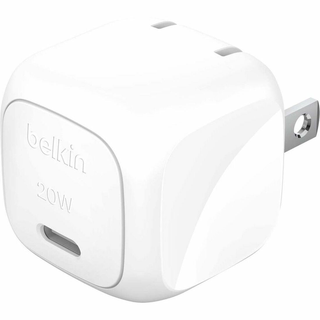 Belkin BoostCharge Cubic USB-C Wall Charger 20W - WCA009dqWH