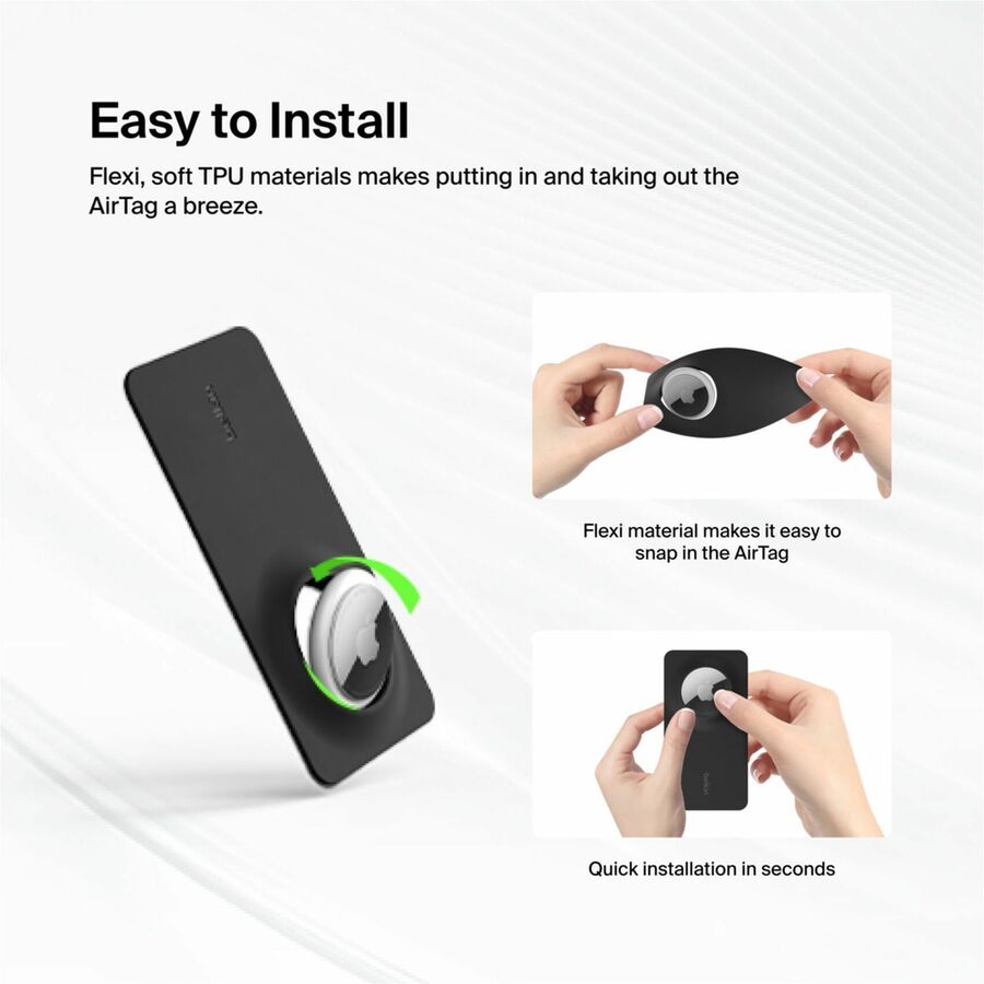 Belkin Secure Wallet Insert for AirTag - MSC019btBK