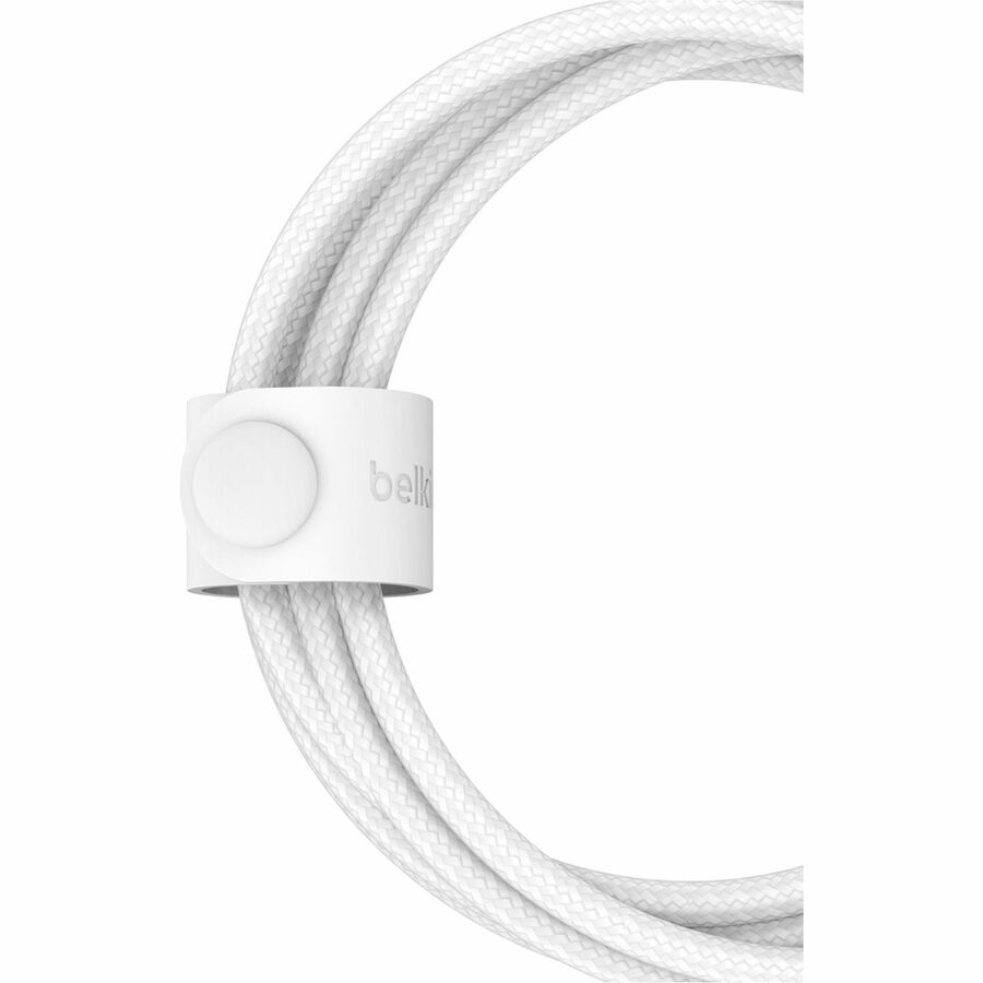 Belkin 60W 2-in-1 USB-C to USB-C and Lightning Cable - 480 Mbps - Braided - M/M - 5ft/1.5m - White - CAC003fq1.5MWH