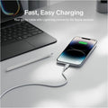Belkin Braided USB-A Cable with Lightning Connector, 6.6ft/2m, White - CAA020fq2MWH