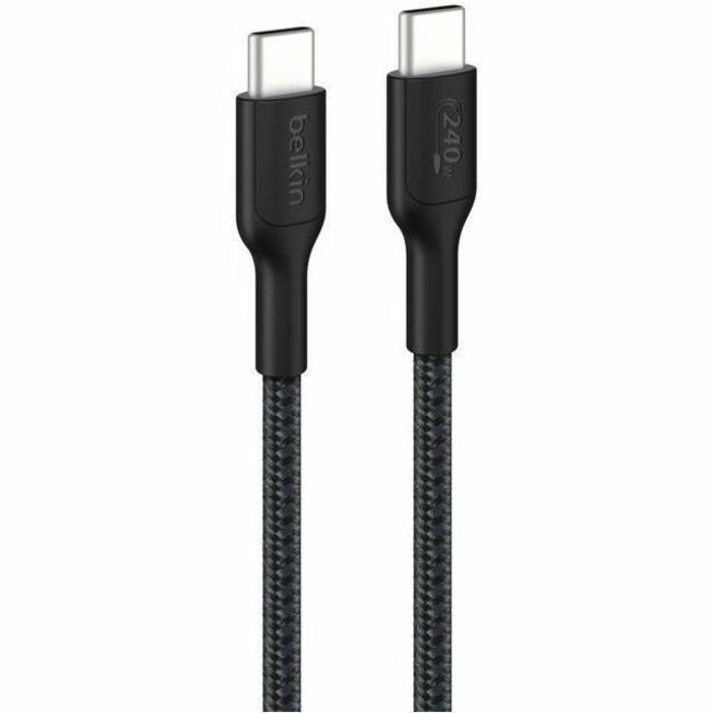 Belkin USB-C to USB-C Braided Cable 240W - CAB025fq1MBK