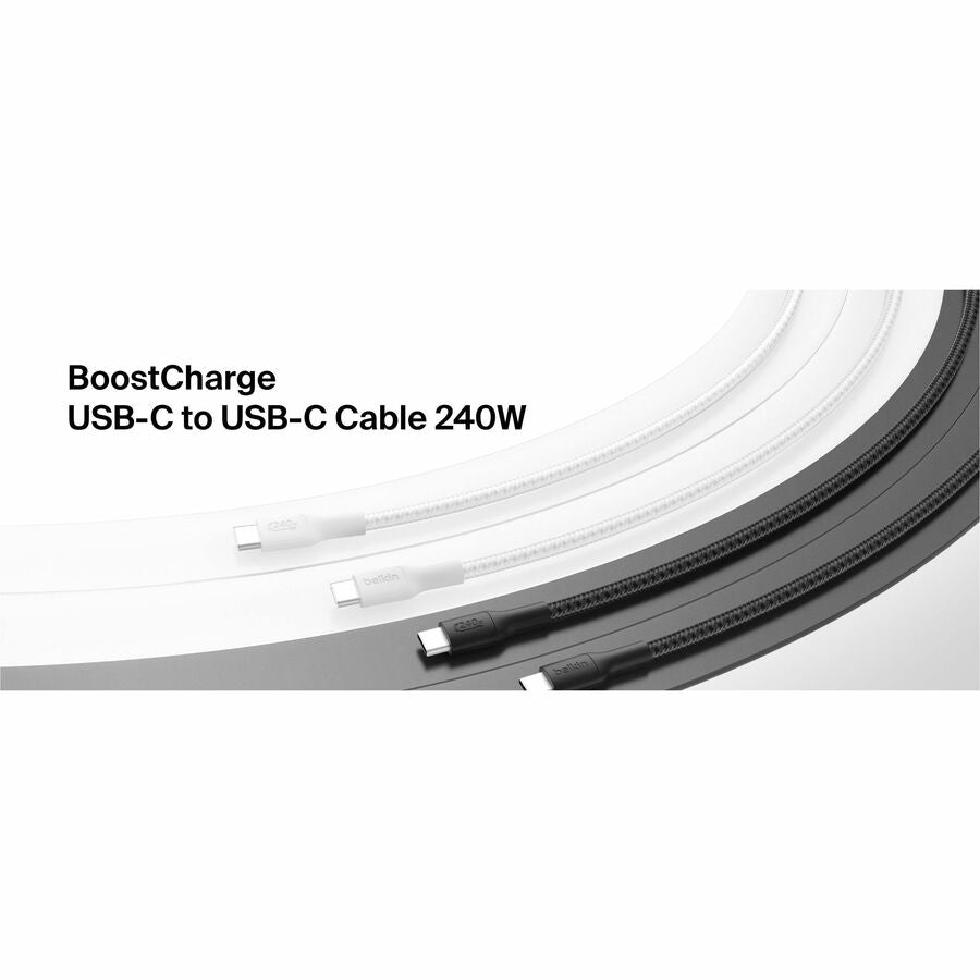 Belkin USB-C to USB-C Braided Cable 240W - CAB025fq2MBK