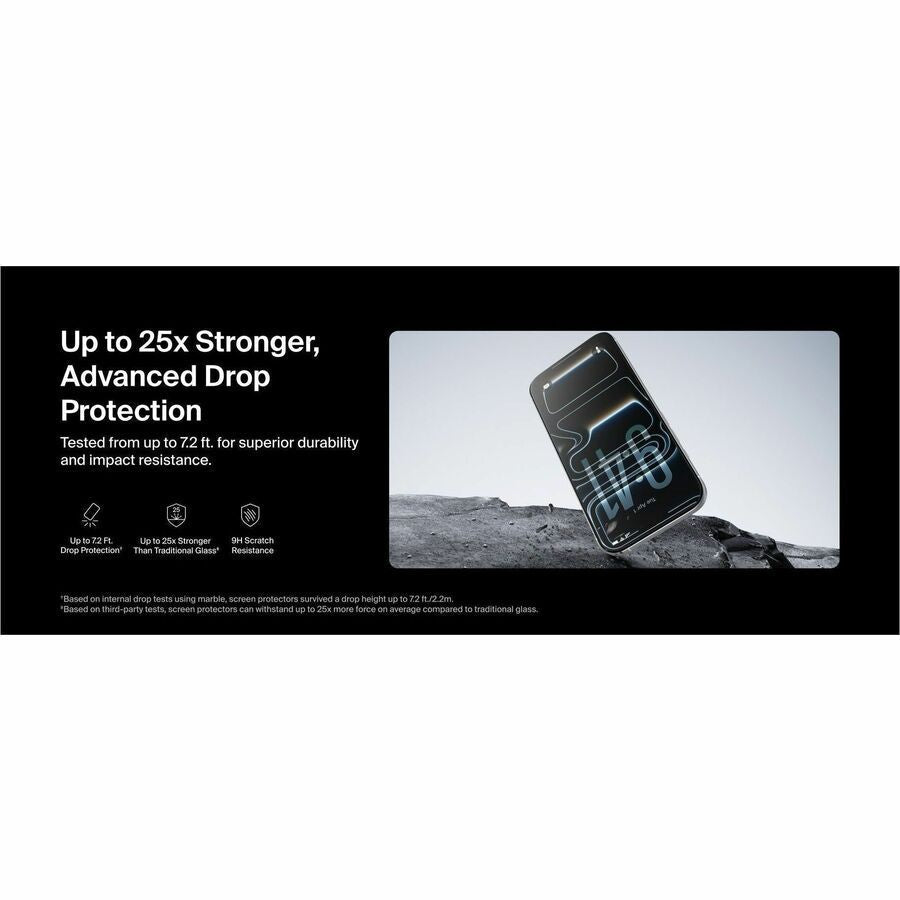 Belkin UltraGlass 2 Screen Protector For iPhone 17 Pro Clear - OVA193fq
