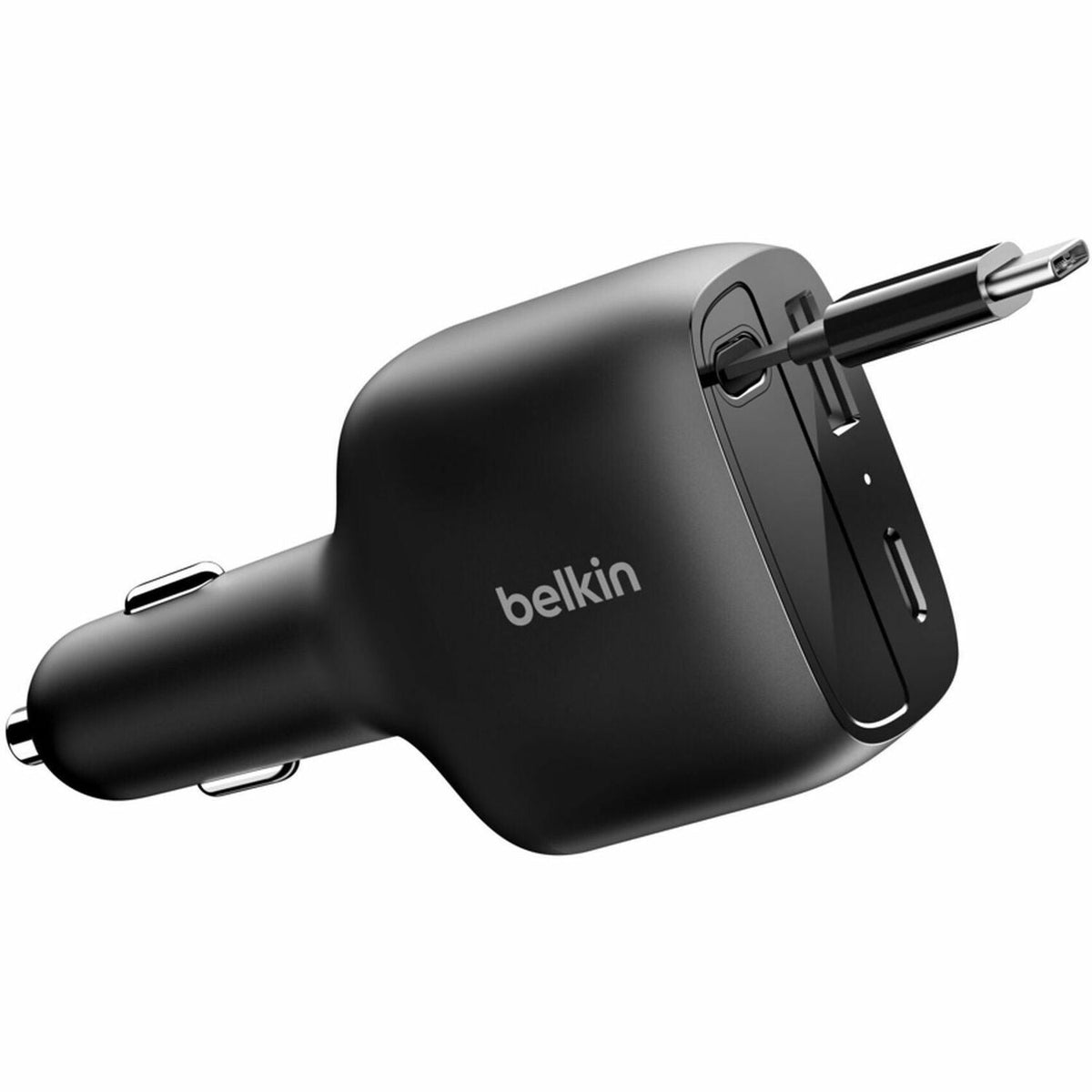 Belkin BoostCharge Retractable Car Charger 75W - CCC001fqBK