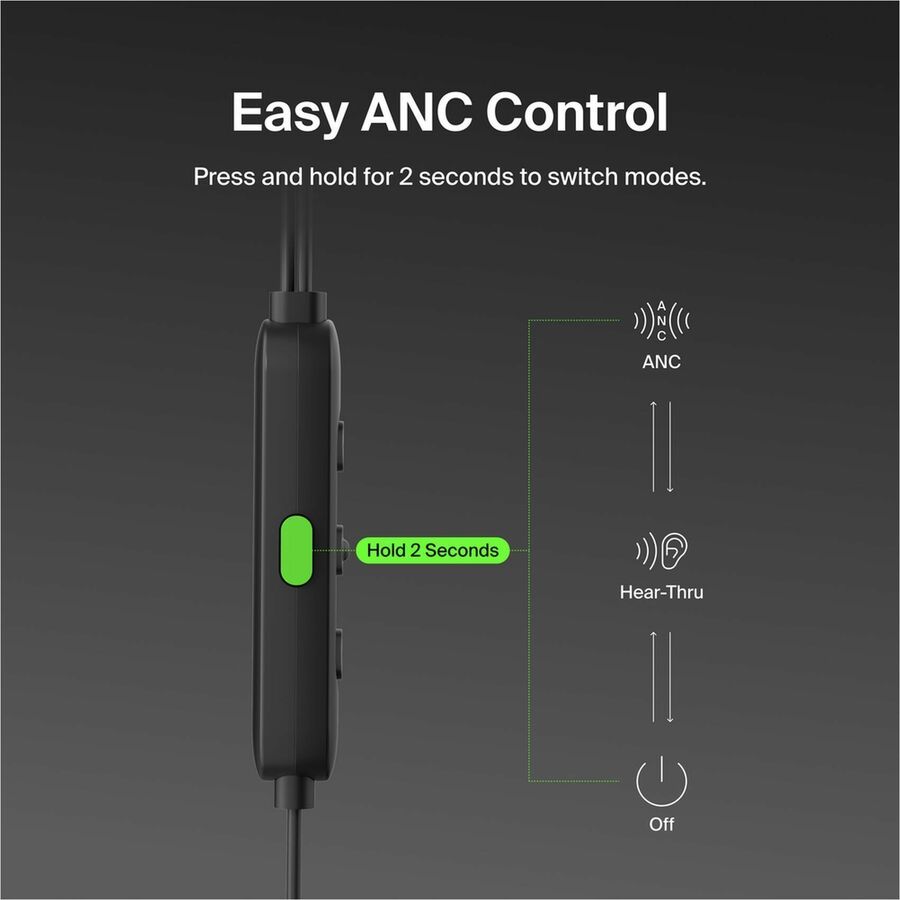 Belkin SoundForm ANC Wired Earbuds (USB-C) - G3H0003fqBK