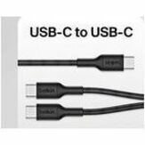 Belkin BoostCharge Pro Braided USB-C to Dual USB-C Cable 140W, Black, 5ft/1.5m - CAC004fq1.5MBK