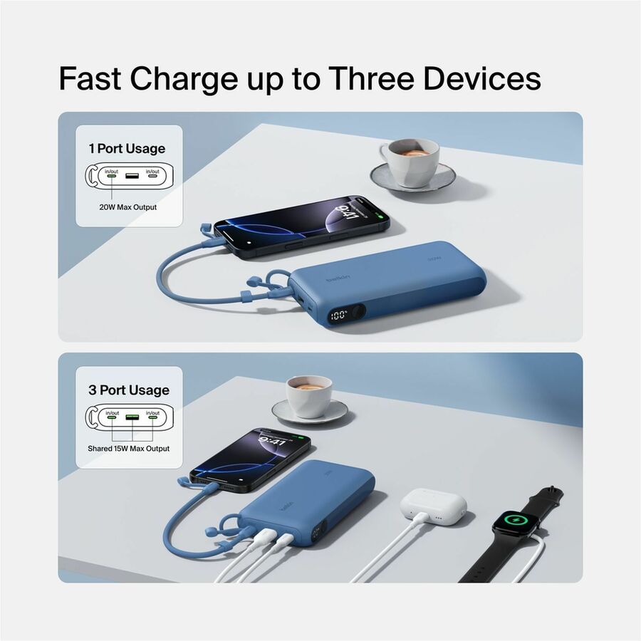 Belkin BoostCharge Power Bank 20K with Display - BPB028fqBL