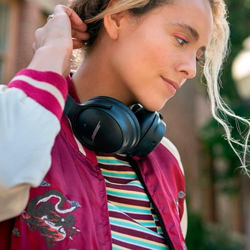Bose QuietComfort 45 Wireless Noise Cancelling Over-the-Ear Headphones ƒ?? Black ƒ?? 866724-0100