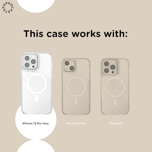 PopSockets iPhone 13 Pro Max Phone Case w/MagSafe- Mickey Latte Check