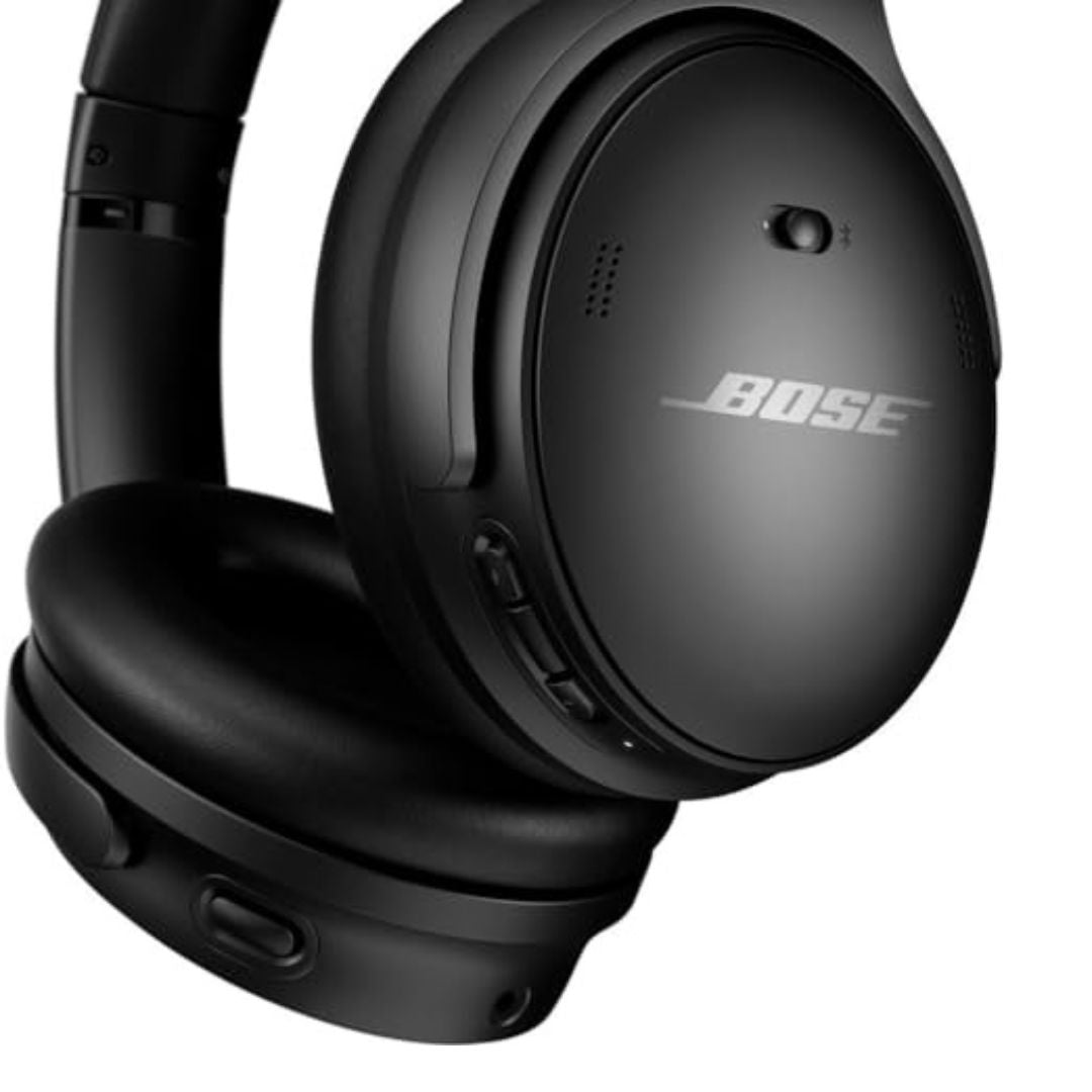 Bose QuietComfort 45 Wireless Noise Cancelling Over-the-Ear Headphones ƒ?? Black ƒ?? 866724-0100