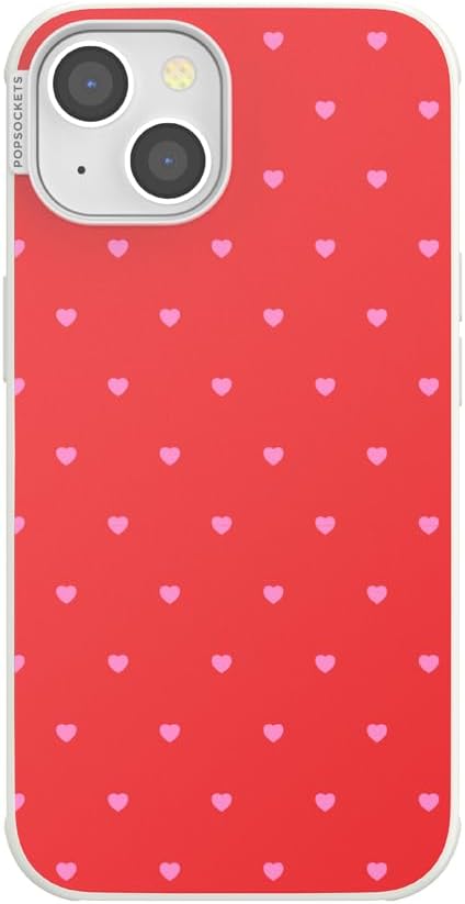 PopSockets iPhone 13 Phone Case with MagSafe- Cherry Pop | Magnetic, Wireless Charging, Camera & Drop Protection, Cherry, Fruit, Electronic Accessories, For iPad/Kindle/iPhone/Android