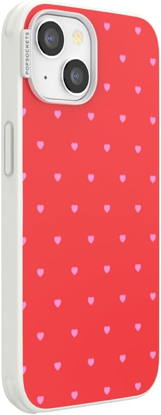 PopSockets iPhone 13 Phone Case with MagSafe- Cherry Pop | Magnetic, Wireless Charging, Camera & Drop Protection, Cherry, Fruit, Electronic Accessories, For iPad/Kindle/iPhone/Android