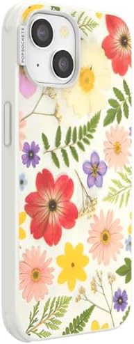 PopSockets iPhone 14 Phone Case with MagSafe- Wild Blooms | Magnetic, Wireless Charging, Camera & Drop Protection, Western, Boho, Aesthetic, Flower, Floral