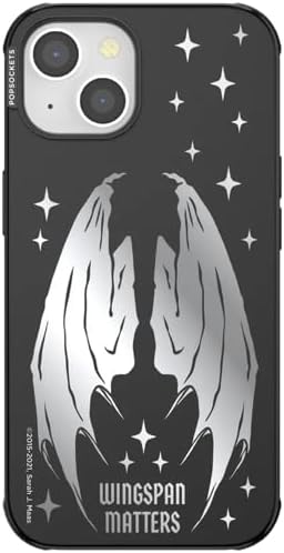PopSockets iPhone 14 Phone Case with MagSafe- Wingspan | Magnetic, Wireless Charging, Camera & Drop Protection, Bookish, Acotar, Throne, Glass, Sarah