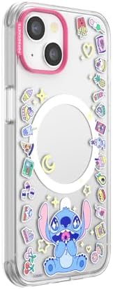 PopSockets iPhone 13 Phone Case with MagSafe- Stitch Snacks