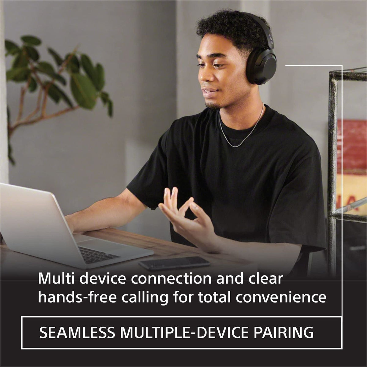 Sony WHƒ??XB910N Wireless Noise Cancelling Overƒ??Ear Headphones ƒ?? Gray ƒ?? WHƒ??XB910N/H