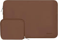 MOSISO Laptop Case 13.3 inch, 13-13.3 inch Laptop Sleeve Bag Compatible with MacBook Air/Pro 13 / Pro 14, HP Dell ASUS Lenovo Notebook, Neoprene Computer Sleeve Bag with Small Case, Caramel Brown