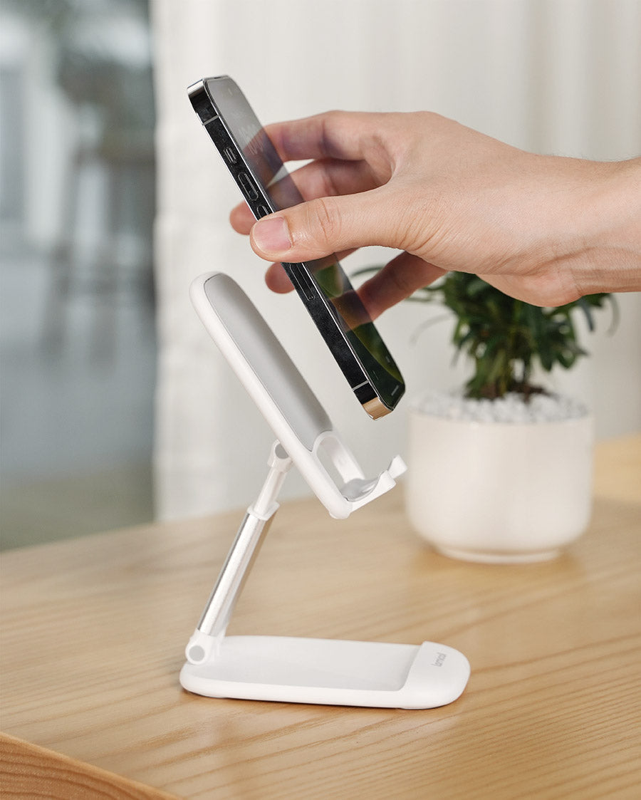 Lamicall Height Adjustable & Foldable Phone Holder for Business Trip Portable