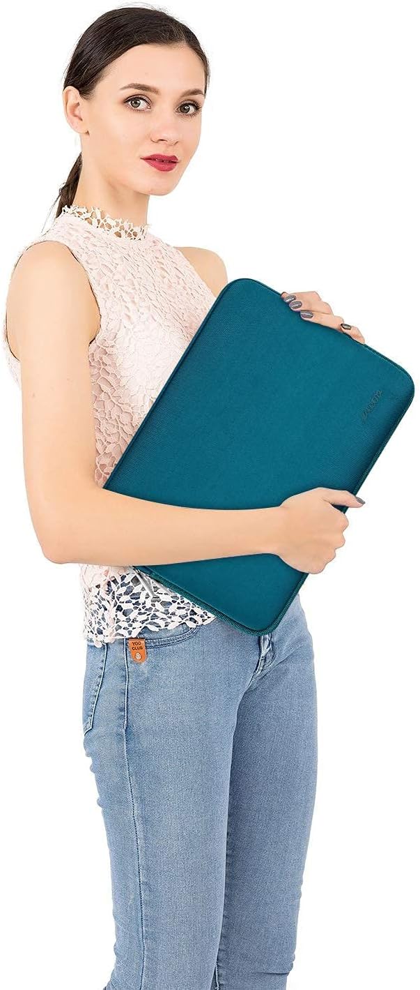 MOSISO Laptop Case 14 inch, 14 inch Laptop Sleeve Bag Compatible with HP Lenovo Dell ASUS Acer, HP Stream, Dell Latitude, Lenovo IdeaPad, Neoprene Computer Sleeve Bag with Small Case, Deep Teal