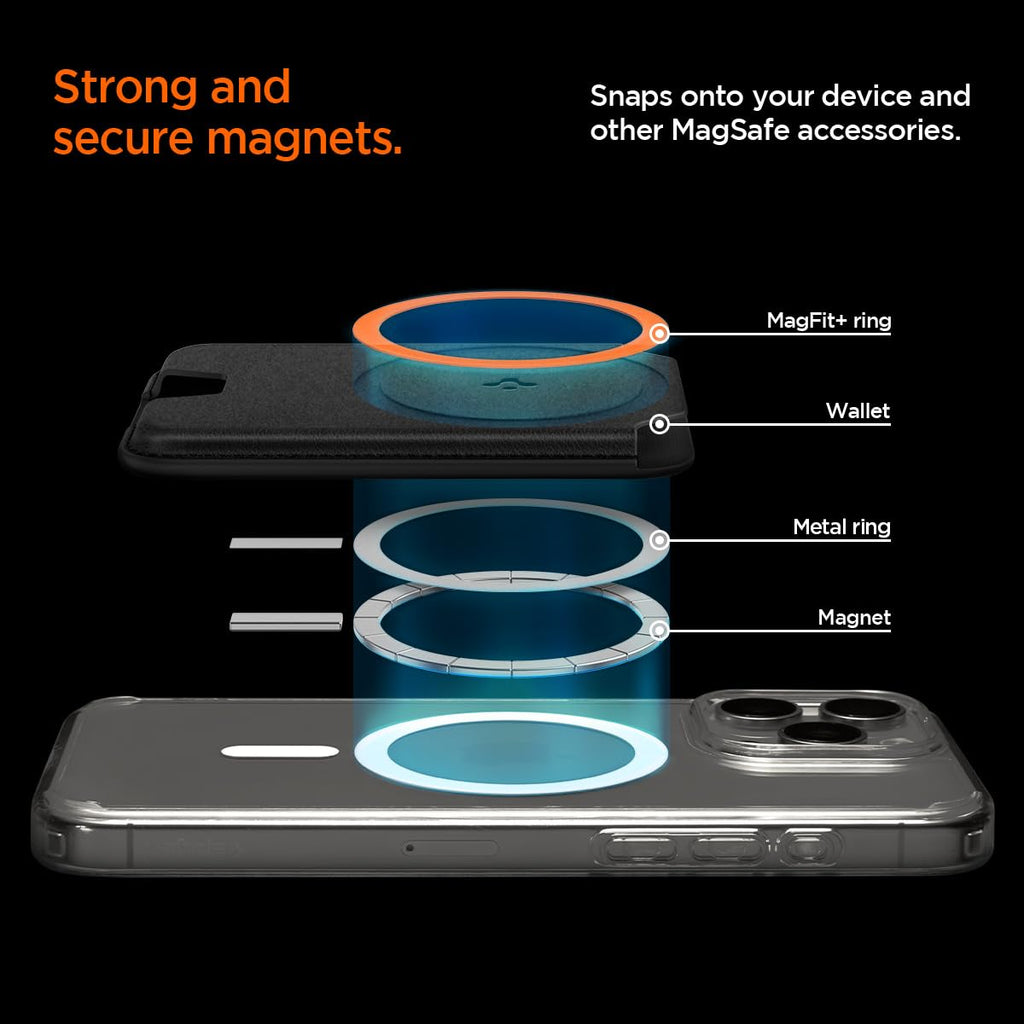 Spigen MagSafe Wallet – Valentinus MagFit+ (3-Card)