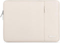 MOSISO Laptop Case 13 inch, 13 inch Laptop Sleeve Compatible with MacBook Air M4 M3 M2 M1 2025-2018 / Pro M2 M1 2025-2016, Polyester Vertical Computer Sleeve Bag with Pocket, Sand