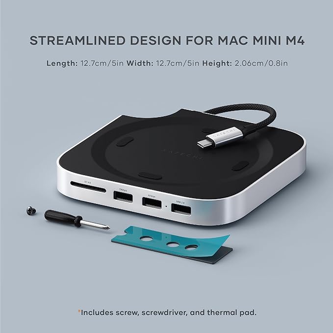 Satechi Mac mini M4 Hub & Stand