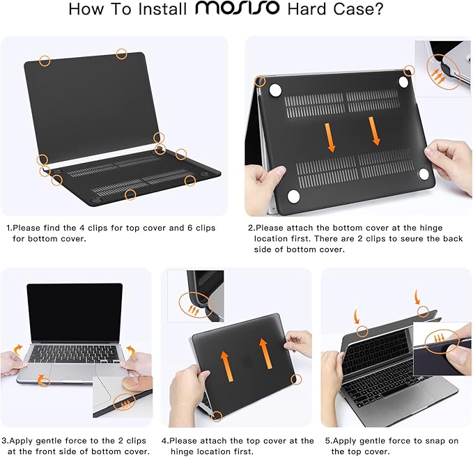 MOSISO Compatible with MacBook Air 13 inch Case 2025 2024 2023 2022 M4 A3240 M3 A3113 M2 A2681, Hard Shell&Sleeve Bag&Keyboard Skin&Webcam Cover&Screen Film for MacBook Air 13.6 inch, Chalk Pink