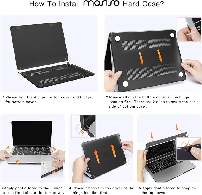 MOSISO Compatible with MacBook Air 13 inch Case 2025 2024 2023 2022 M4 A3240 M3 A3113 M2 A2681, Hard Shell&Sleeve Bag&Keyboard Skin&Webcam Cover&Screen Film for MacBook Air 13.6 inch, Red