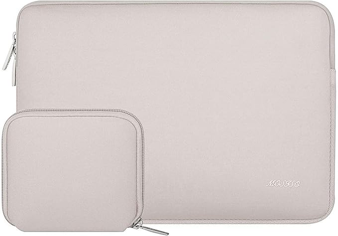 MOSISO Laptop Case 14 inch, 14 inch Laptop Sleeve Bag Compatible with HP Lenovo Dell ASUS Acer, HP Stream, Dell Latitude, Lenovo IdeaPad, Neoprene Computer Sleeve Bag with Small Case, Rock Gray