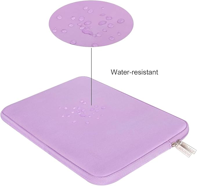 MOSISO Laptop Case 15 inch, 15 inch Laptop Sleeve Bag Compatible with MacBook Air 15 M4 A3241 M3 A3114 M2 A2941 2025 2024 2023, Dell XPS 15, Neoprene Computer Sleeve Bag with Small Case, Purple