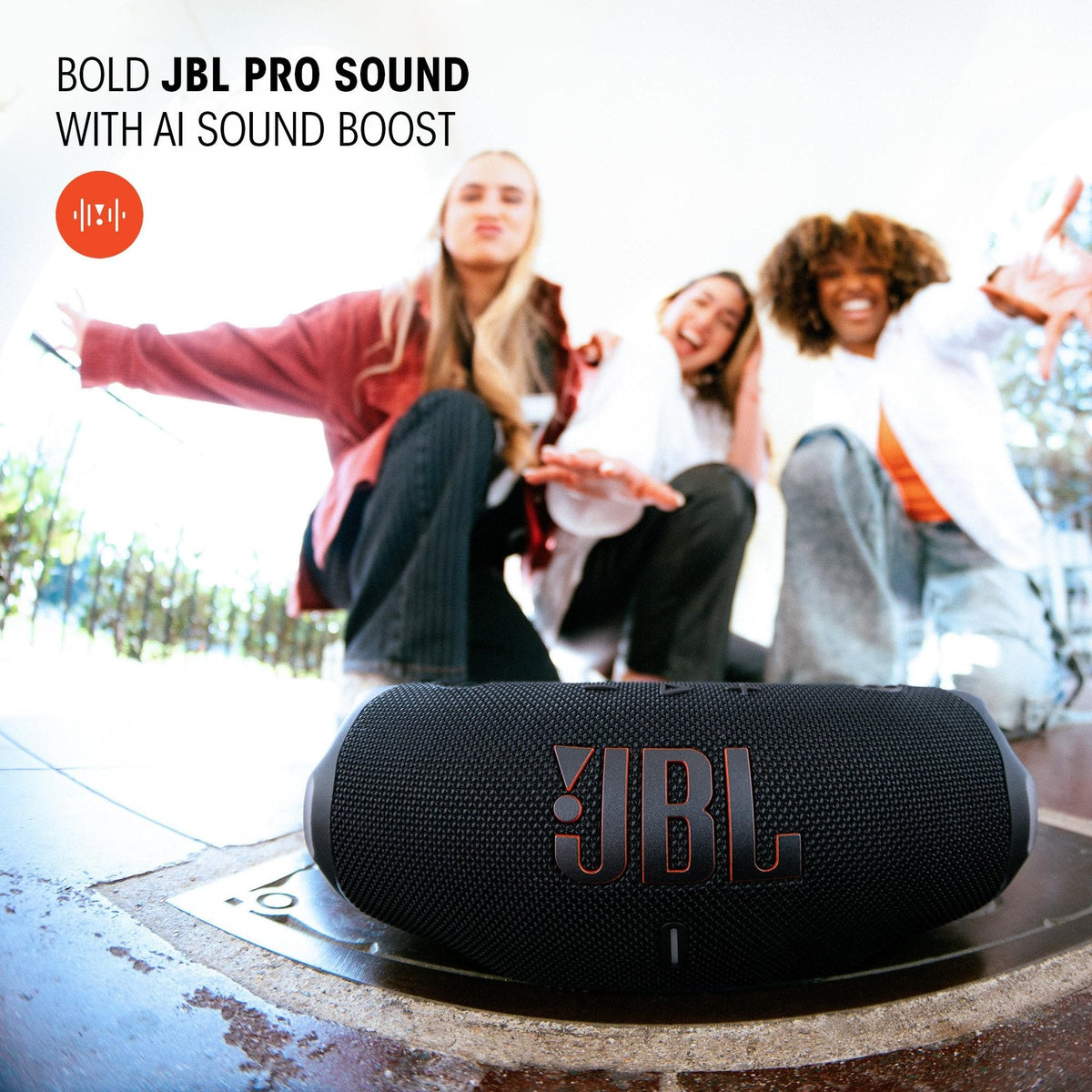 JBL Charge 6 - Portable Waterproof & Drop-Proof Bluetooth Speaker (Purple)