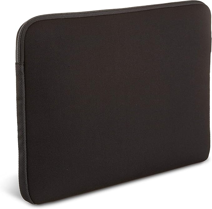 Amazon Basics 17.3-inch Laptop Sleeve, Protective Carrying Case with Zipper for Computer Protection, Black
