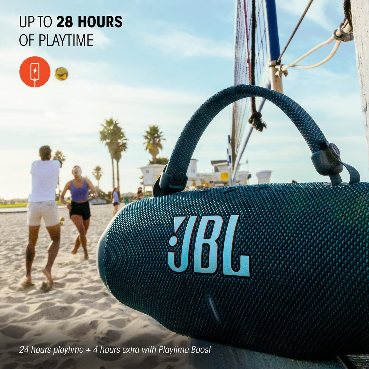 JBL Charge 6 - Portable Waterproof & Drop-Proof Bluetooth Speaker (Purple)