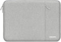 MOSISO Laptop Case 17.3 inch, 17-17.3 inch Laptop Sleeve Compatible with Dell, HP, Lenovo, Asus, Acer, Alienware, Polyester Vertical Computer Sleeve Bag with Pocket, Gray